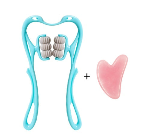 Cervical Neck Massager – 6-Roller Manual Trigger Point Relief