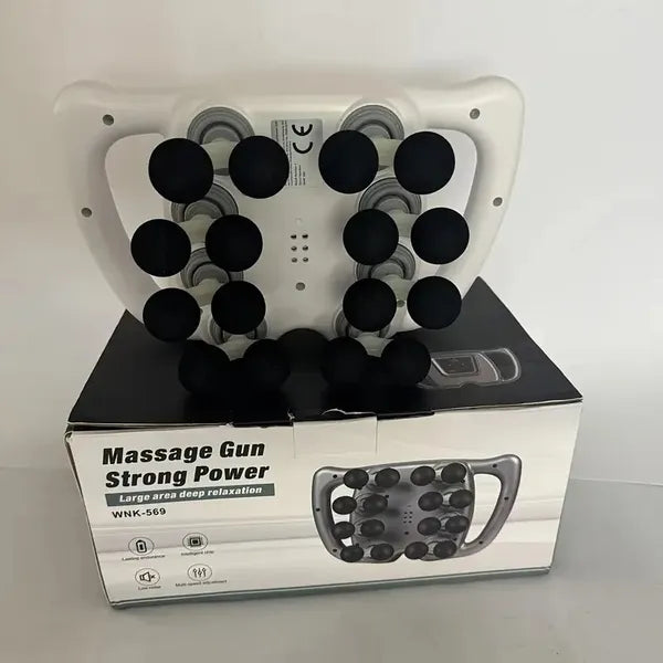 Fascia Massage Gun – 16 Heads Full Body Deep Tissue Relief