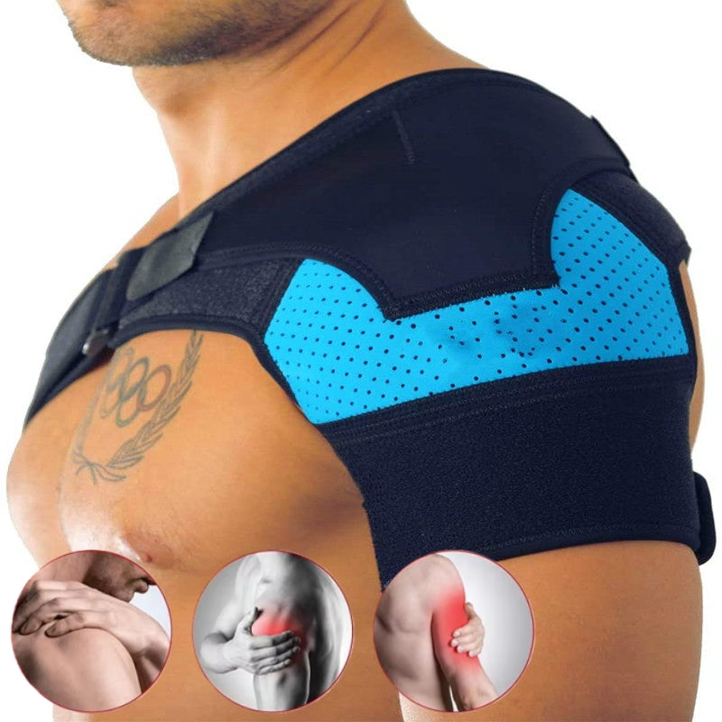 Shoulder Brace with Ice Pack – Compression Rotator Cuff Support