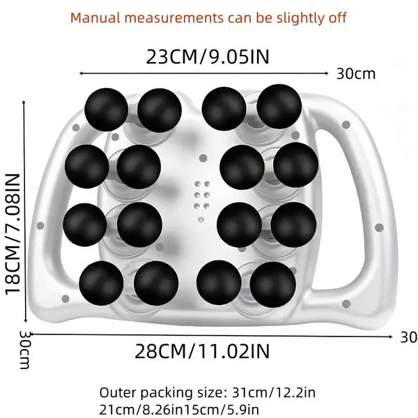 Fascia Massage Gun – 16 Heads Full Body Deep Tissue Relief