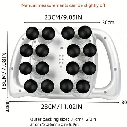 Fascia Massage Gun – 16 Heads Full Body Deep Tissue Relief