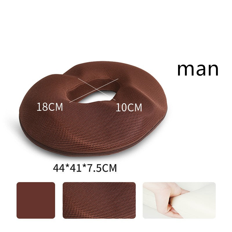 Memory Foam Seat Cushion – Ergonomic Office Coccyx Chair Pad