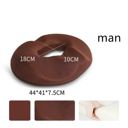 Memory Foam Seat Cushion – Ergonomic Office Coccyx Chair Pad