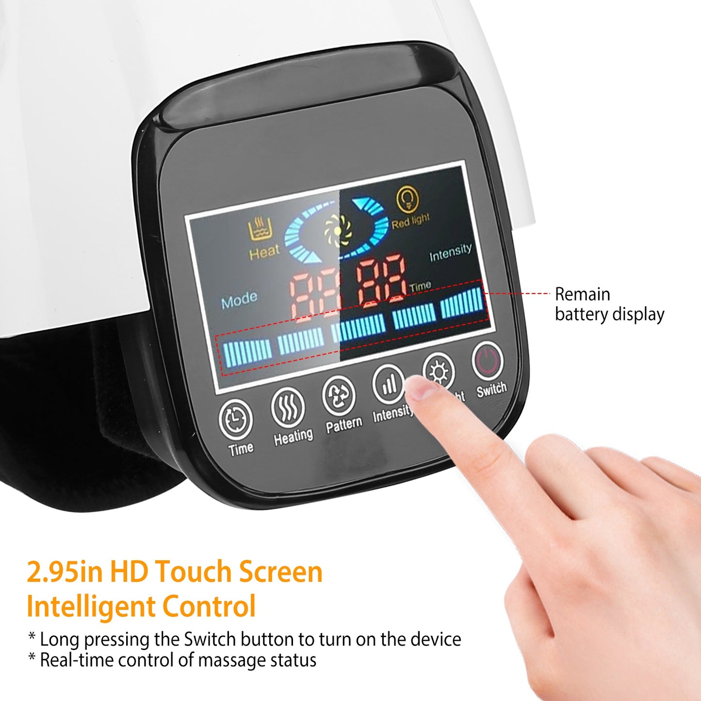 Electric Knee Massager – Infrared Heat Air Pressure Therapy