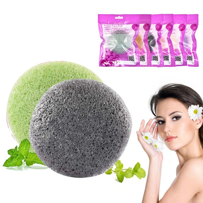 Konjac Facial Sponge – Natural Deep Pore Cleanser & Exfoliator