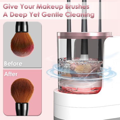 Electric Makeup Brush Cleaner – 4-in-1 UV Sterilizer Machine
