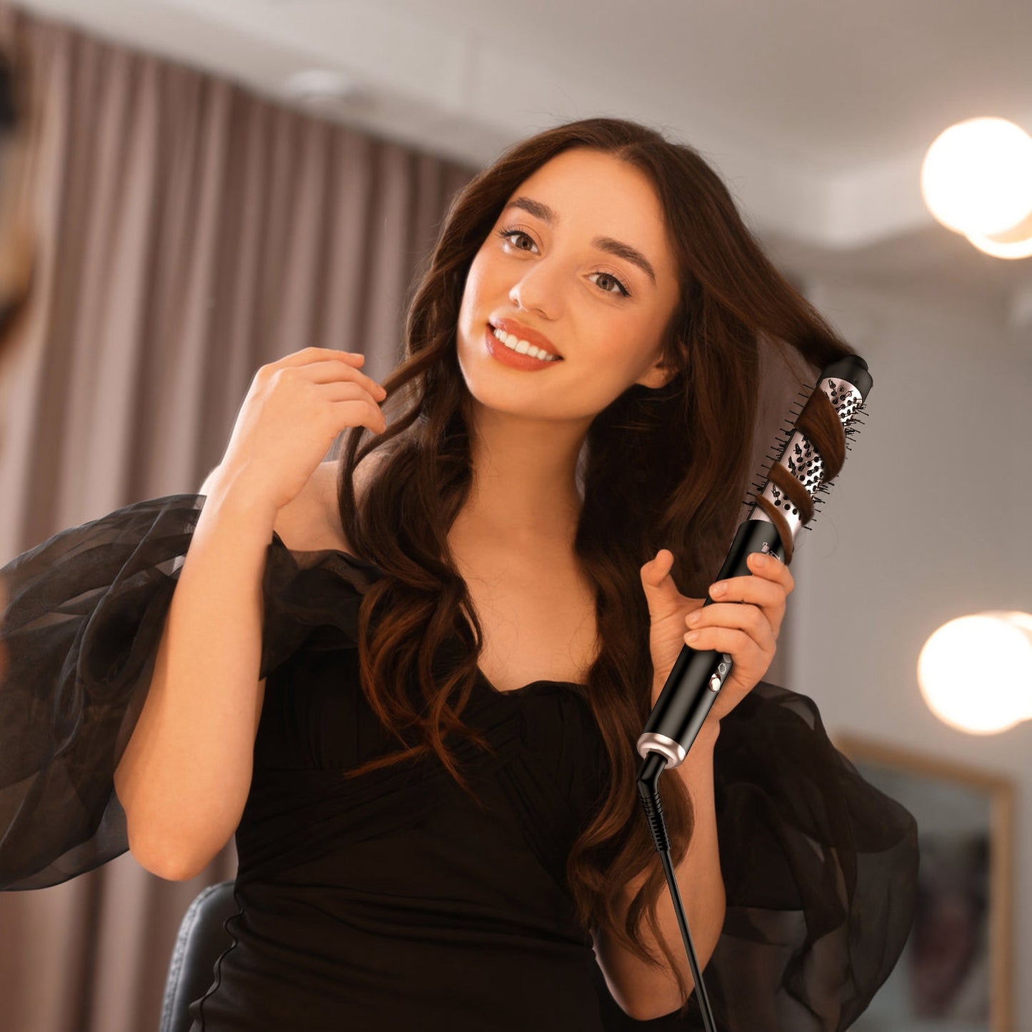 5-in-1 Curling Wand Set – 5 Barrels All Hair Types