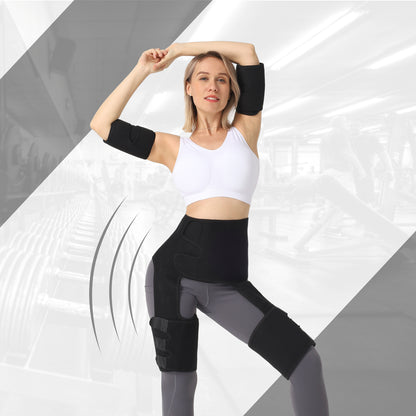 Waist & Thigh Shaping Belt Set – Full Body Neoprene Trainer