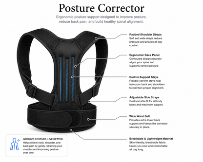 Waist Trainer Corset – Tummy Control Body Shaper Zipper Women