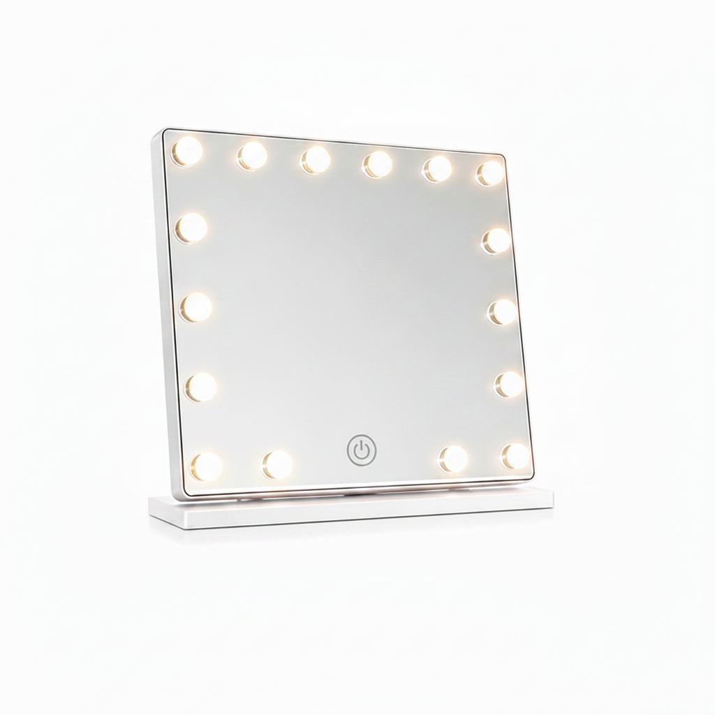 LED Vanity Mirror with 15 Bulbs – Studio Makeup Lighting