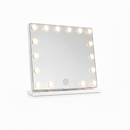 LED Vanity Mirror with 15 Bulbs – Studio Makeup Lighting