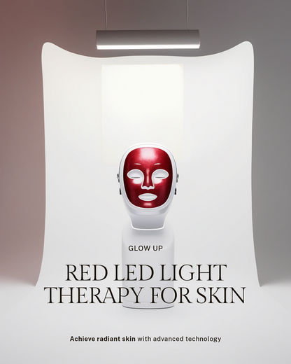 LED Red Light Therapy Face Mask – Anti-Aging Skin Device
