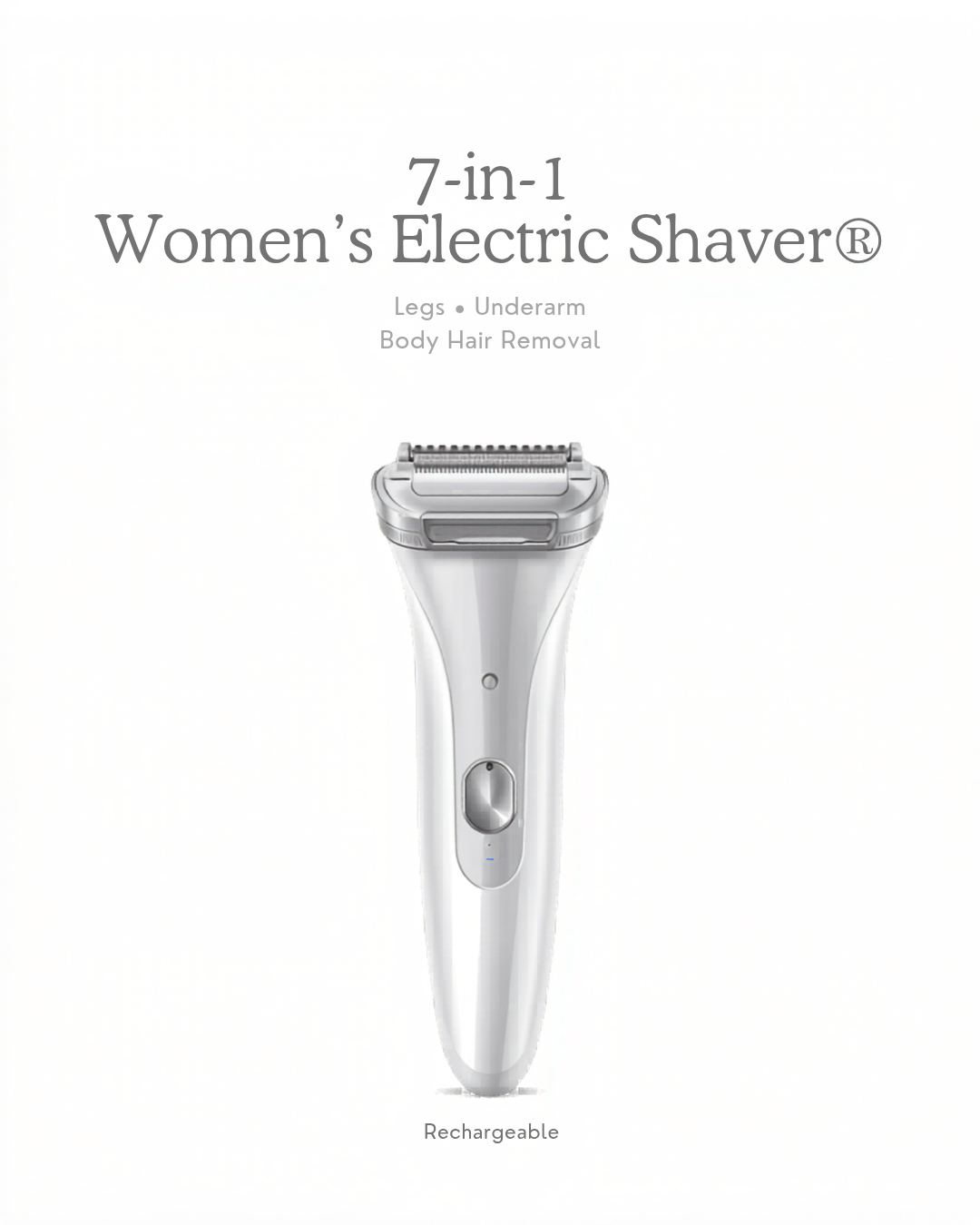 7-in-1 Women Electric Shaver – Full Body Hair Removal Kit