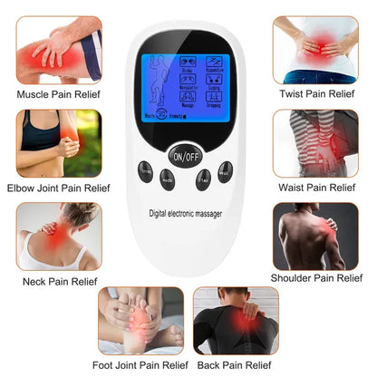 TENS EMS Muscle Stimulator – Dual Channel Pain Relief Device