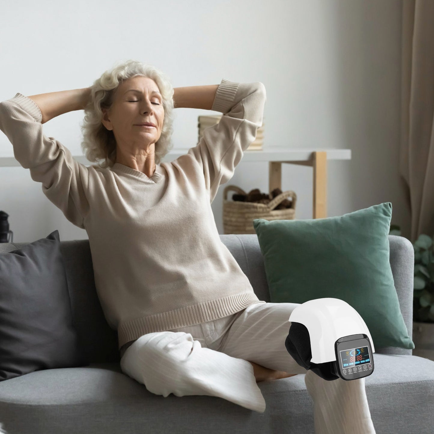 Electric Knee Massager – Infrared Heat Air Pressure Therapy