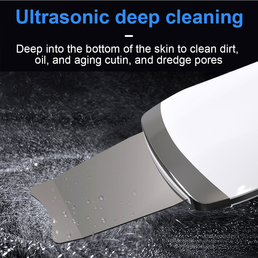 Ultrasonic Skin Scrubber – Electric Blackhead Remover Spatula