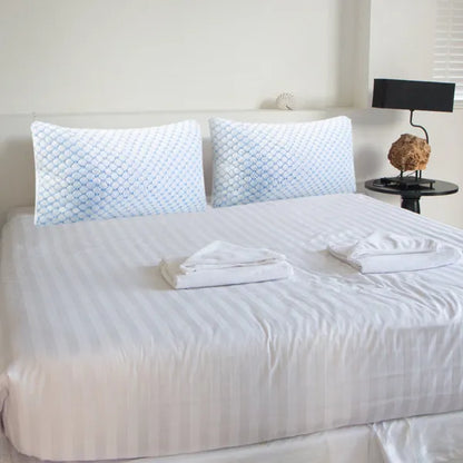 Cooling Gel Memory Foam Pillows – 2-Pack Queen Size Sleep