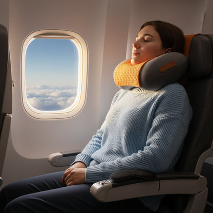 USB Heated Neck Pillow – Memory Foam Cervical Pain Relief