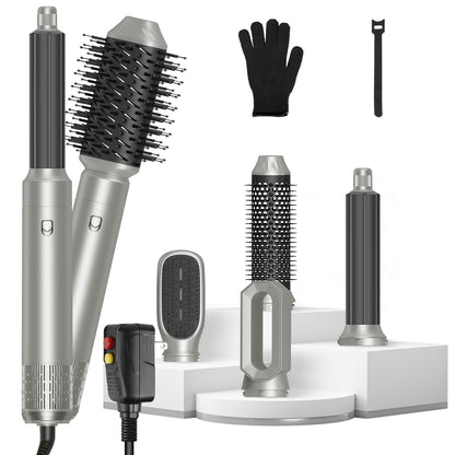 6-in-1 Hot Air Styler – Blow Dryer Brush Curler Combo