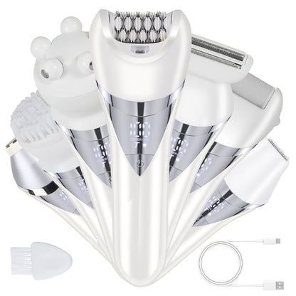 7-in-1 Women Electric Shaver – Full Body Hair Removal Kit