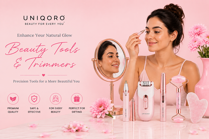 2-in-1 Heated Eyelash Curler & Eyebrow Trimmer – Women