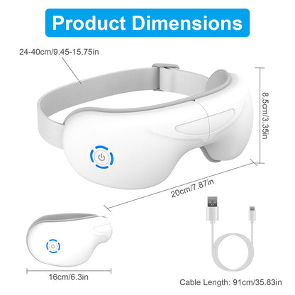 Eye Massager with Heat – Air Pressure Vibration Stress Relief