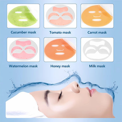 LED Face Mask Rechargeable – Mini Red Light Anti-Aging Therapy