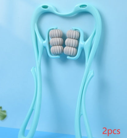 Cervical Neck Massager – 6-Roller Manual Trigger Point Relief