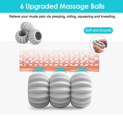 Neck Roller Massager – 360° 6-Ball Manual Trigger Point