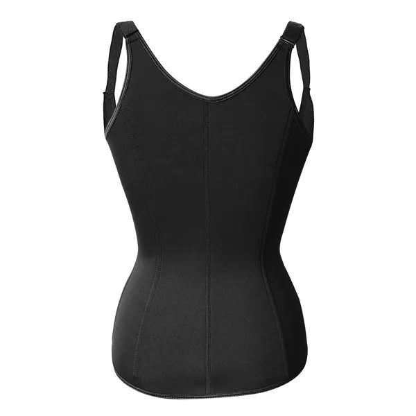 Waist Trainer Corset – Tummy Control Body Shaper Zipper Women