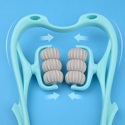 Cervical Neck Massager – 6-Roller Manual Trigger Point Relief