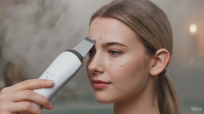Ultrasonic Skin Scrubber – Electric Blackhead Remover Spatula